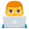 Man Technologist emoji on Emojione